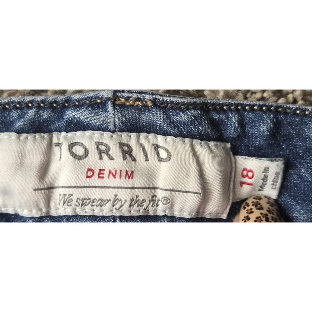 Torrid Premium Stretch Skinny Jeans Womans Plus Sz 18 - Picture 5 of 7